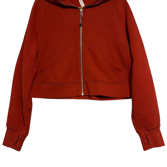 Lululemon | Scuba Oversized Full-Zip Hoodie Terra Orange Size XS/S - Picture 5 of 14